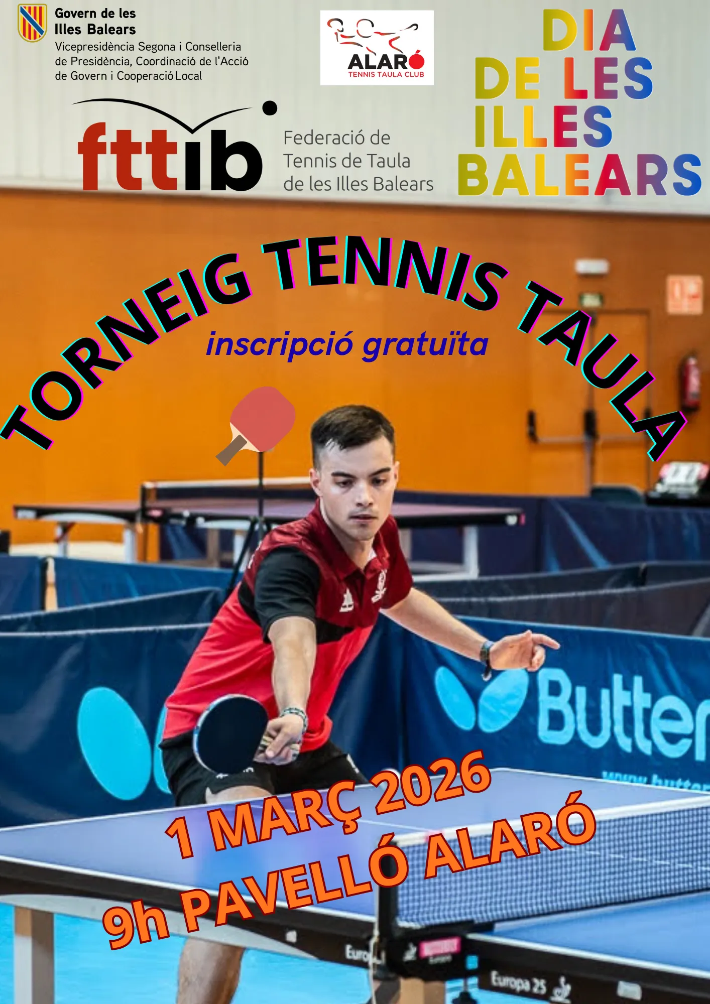 EL TENIS DE MESA CELEBRA EL DIA DE LAS ISLAS BALEARES CON UNA EXITOSA PARTICIPACIÓN