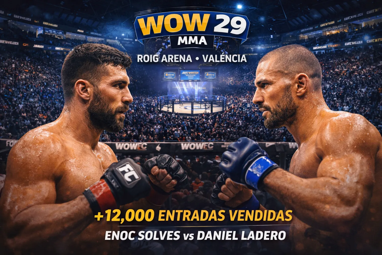 WOW 29 aterriza en Valencia con el Roig Arena como escenario y más de 12.000 entradas vendidas