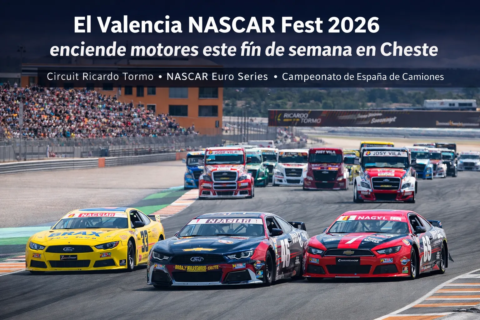 El Valencia NASCAR Fest 2026 enciende motores este fin de semana en Cheste